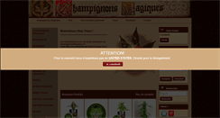 Desktop Screenshot of champignonsmagiques.fr
